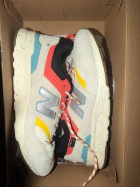 New Balance Women’s Multi-Color Suede & Mesh Sneaker